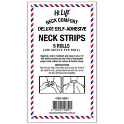 HI LIFT Deluxe self adhesive neck strips (5 pieces)